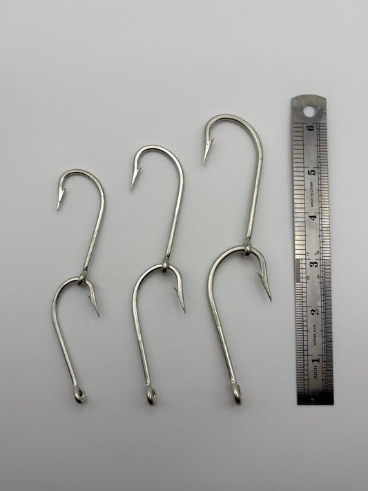 Reverse Offset 2 X Strong Mustad O'shaughnessy 3407ss-DT Duratin